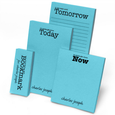 Now and Later Notepad Set